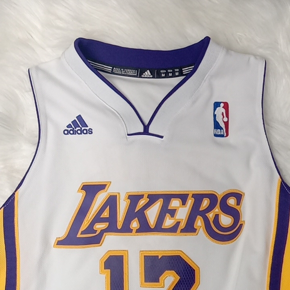 LOS ANGELES LAKERS HOWARD #12 NBA Basketball adidas Swingman Jersey  MEDIUM.✔️A1 - Picture 11 of 16